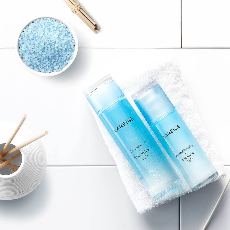 laneige power essential Light , Toner , สำหรับผิวมัน , เช็ดสิ่งสกปรกตกค้าง , รีวิว , วิธีใช้