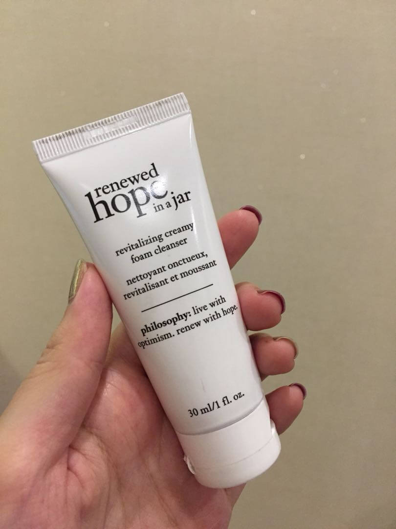 PHILOSOPHY , Renewed Hope In A Jar Revitalizing Creamy Foam Cleanser 30ml , โฟมทำความสะอาดผิวหน้า , โฟมล้างหน้า , โฟมล้างหน้าสูตรอ่อนโยน , 