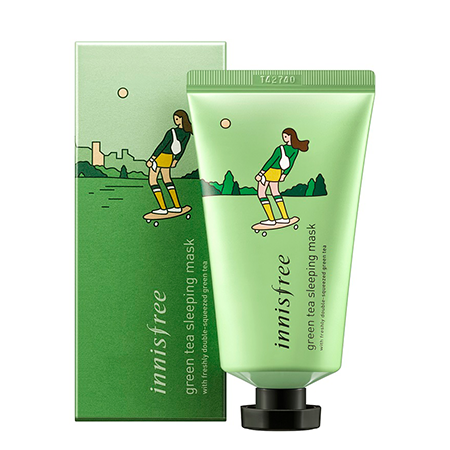 Innisfree Green Tea Sleeping Mask 80ml,สลีปปิ้งมาสก์,Innisfree,อินนิสฟรี,Green Tea Sleeping Mask ,Innisfree Green Tea Sleeping Mask ราคา,Innisfree Green Tea Sleeping Maskซื้อได้ที่,Sleeping Mask