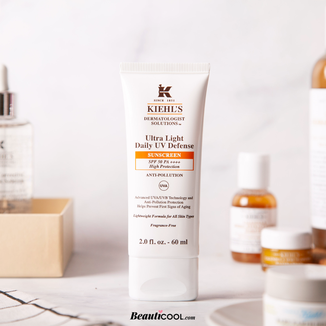 Kiehl's Ultra Light Daily UV Defense Sunscreen SPF 50 PA++++ 60 ml,กันแดด kiehl's รีวิว ,กันแดด kiehl's ดีไหม ,กันแดด kiehl's สีส้ม, กันแดด kiehl's ราคา ,กันแดด kiehl's กันน้ำ, กันแดด kiehl's คุมมัน ,ครีมกันแดด kiehl's ซื้อที่ไหน