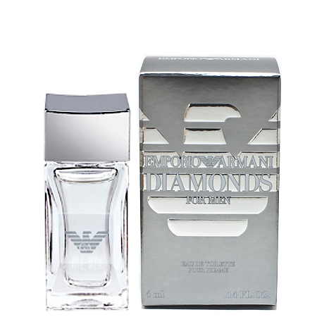 Giorgio Armani Emporio Armani Diamonds For Men EDT Pour Homme 4ml น้ำหอมที่เหมาะสำหรับชายหนุ่มที่ทันสมัย มีเสน่ห์ ดูคล่องแคล้ว ด้วยกลิ่นหอมหวานเซ็กซี่ จากกลิ่นของดอกไม้ ทำให้ใครๆก็อยากเข้าใกล้