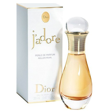 Dior J'Adore Eau De Parfum Roller Pearl 20ml น้ำหอมหัวลูกกลิ้ง กลิ่นหรูหราที่สะท้อนความเป็นสาวสังคมที่มีลุคมาดมั่น ด้วยกลิ่นหอมของมวลดอกไม้และฟรุ้ตตี้ ให้ความรู้สึกสดชื่น มีเสน่ห์